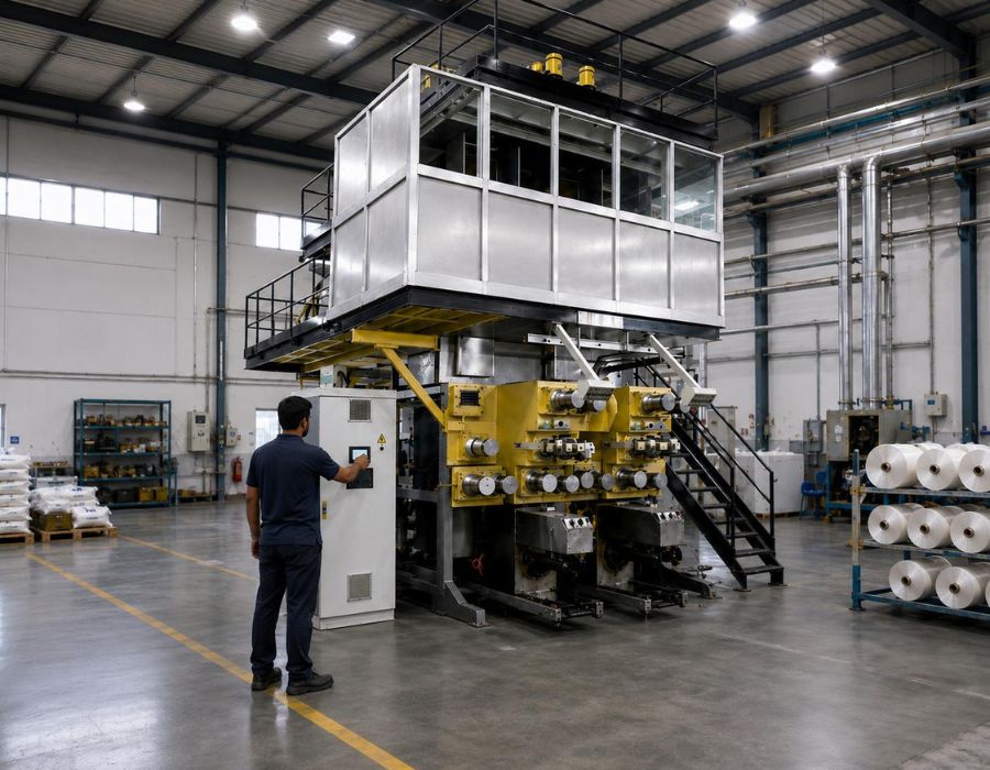 Venus Polythread manufacturing plant interior